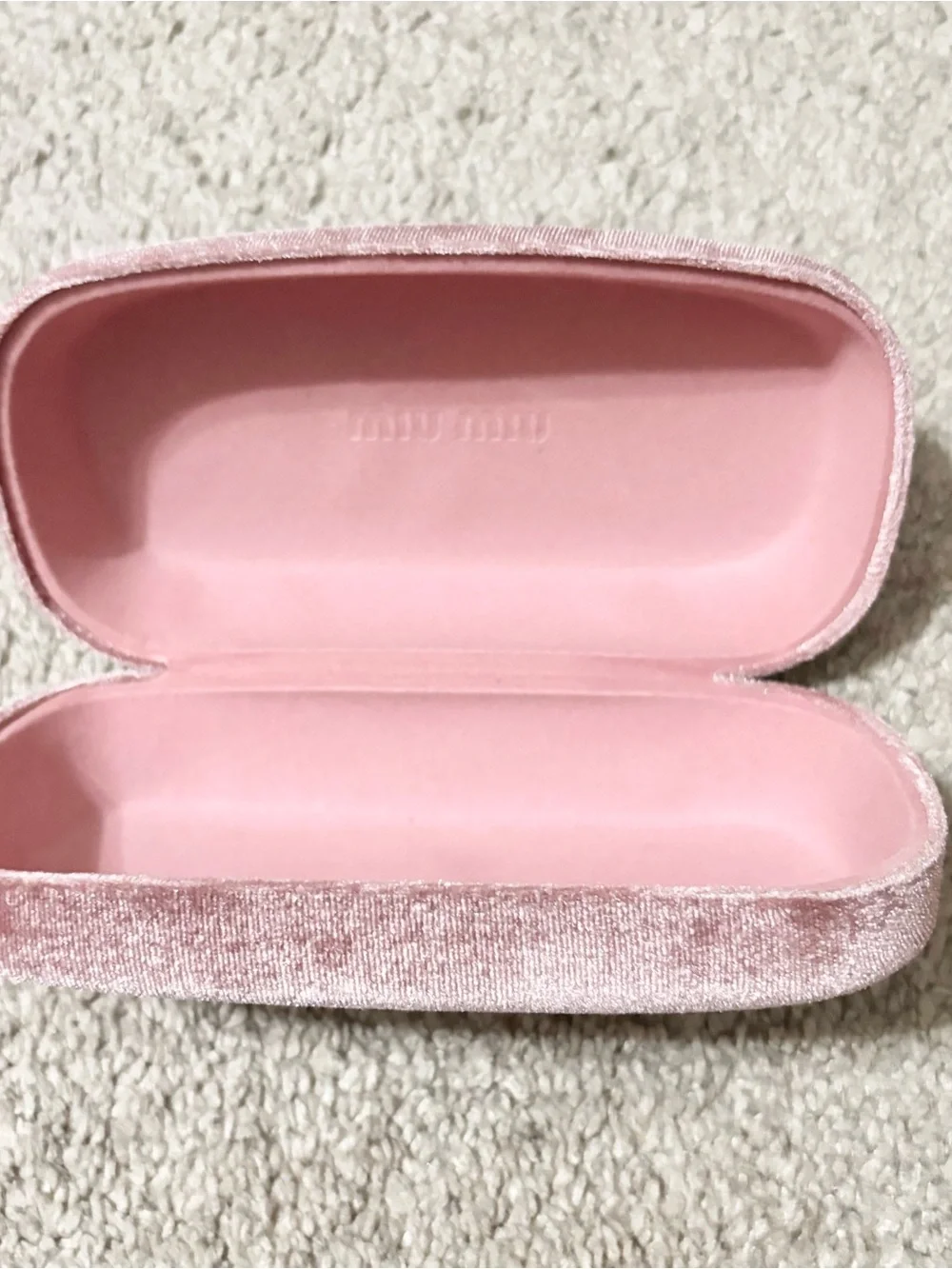 Authentic Miu Miu Baby Pink Sunglasses Case